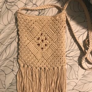 Woven beach bag